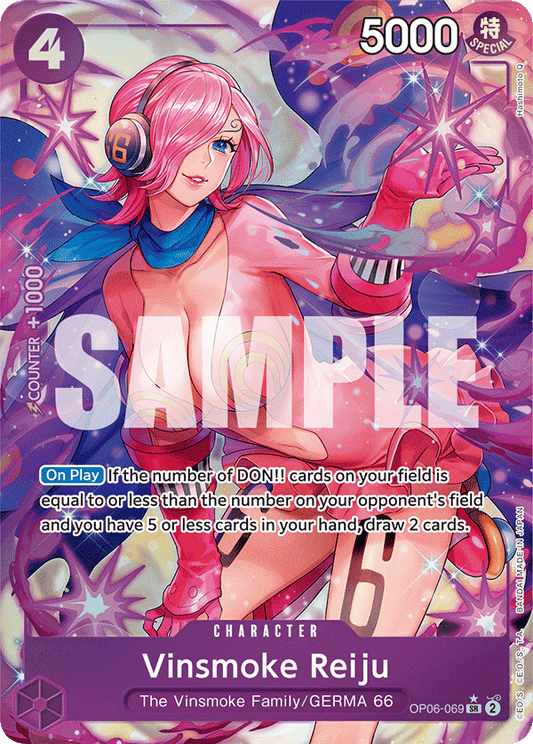 OP06-069 SR ENG Vinsmoke Reiju (Parallel) Super Rare Character Card