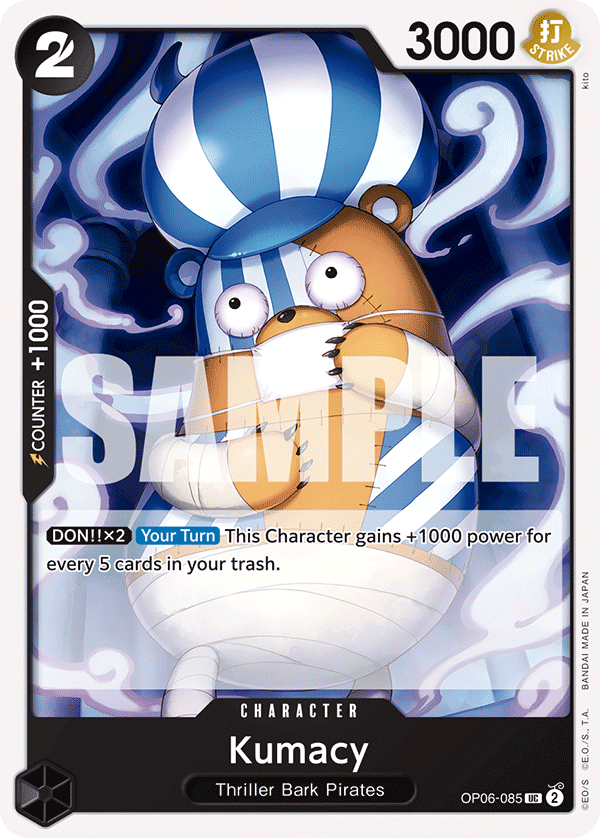 OP06-085 UC ENG Kumacy Uncommon Character Card