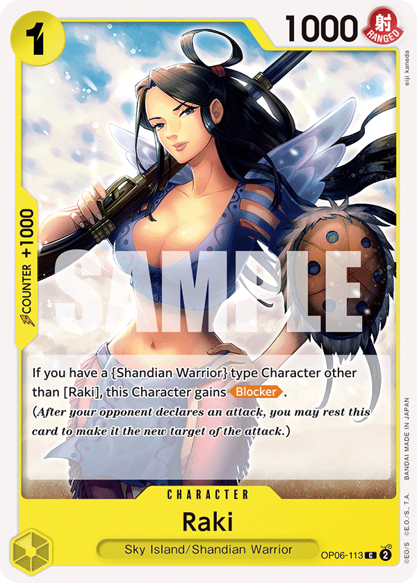 OP06-113 C ENG Raki Common Character Card