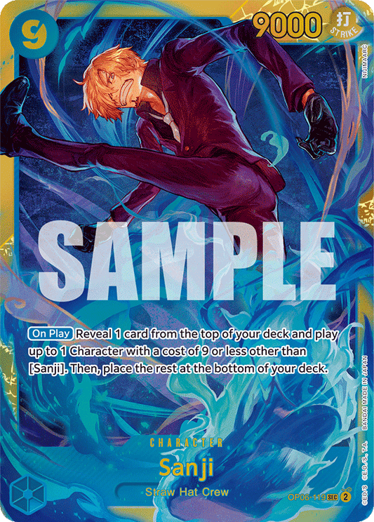 OP06-119 SEC ENG Sanji Carte personnage secret rare