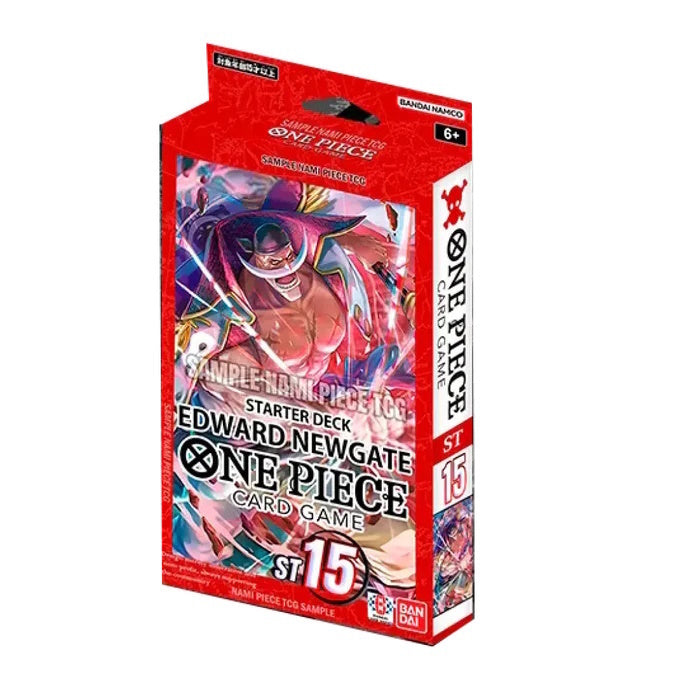 ST-15 ENG Red Edward Newgate - Starter Deck - Red Starter Deck – Cartes One Piece Card Game TCG