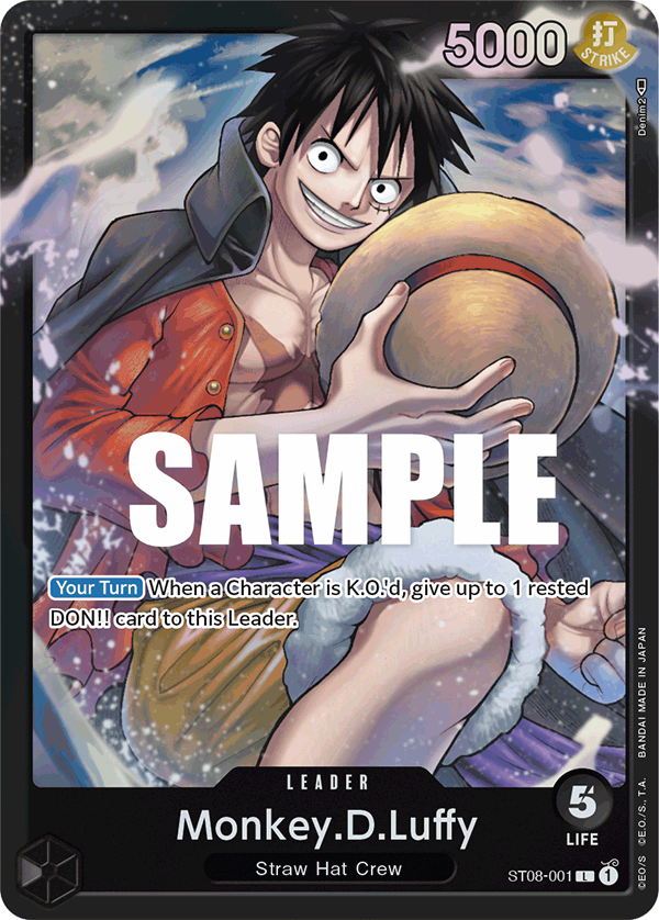 ST-08 ENG Monkey D. Luffy Starter deck