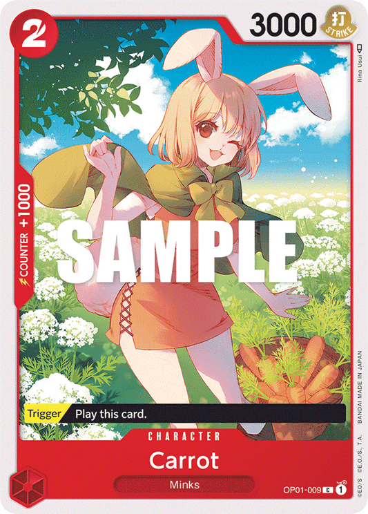 OP01-009 C ENG Carrot Common Character Card