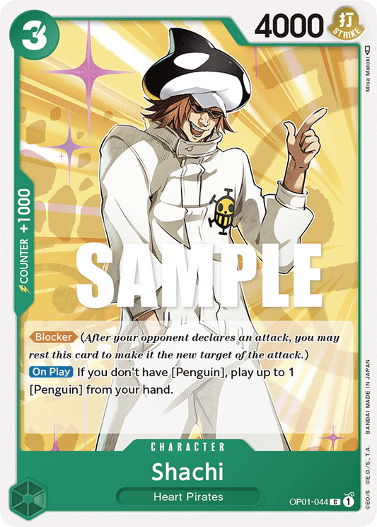 OP01-044 C ENG Shachi Common Character Card