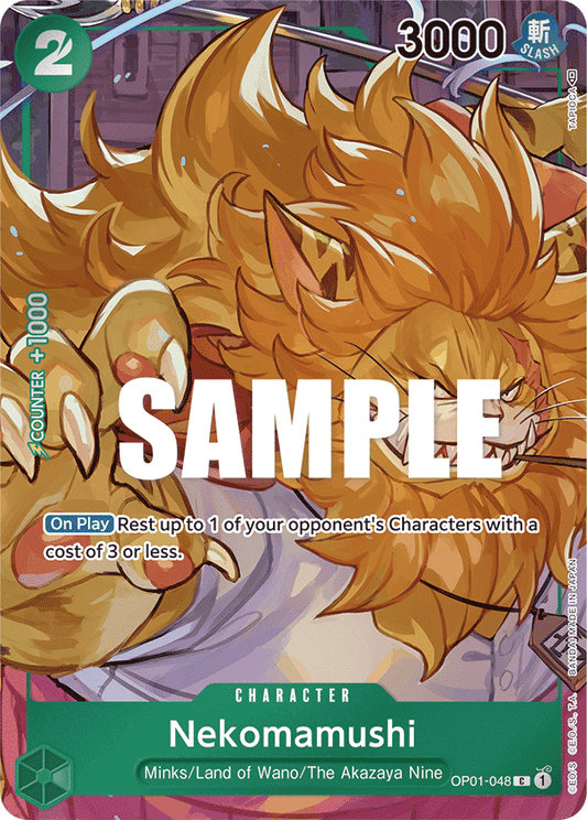 OP01-048 C ENG Nekomamushi Parallèle Carte personnage commune