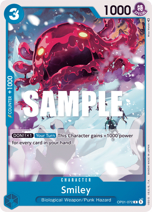 OP01-072 C ENG Smiley Common character card