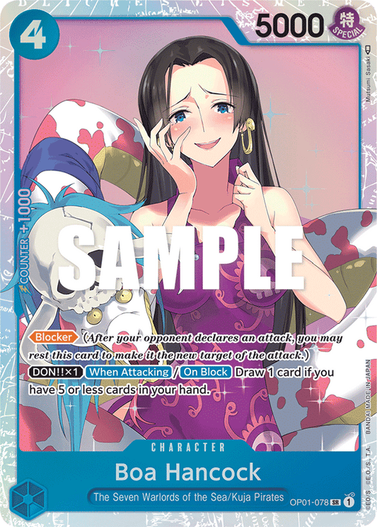 OP01-078 SR ENG Boa Hancock Super Rare Character Card