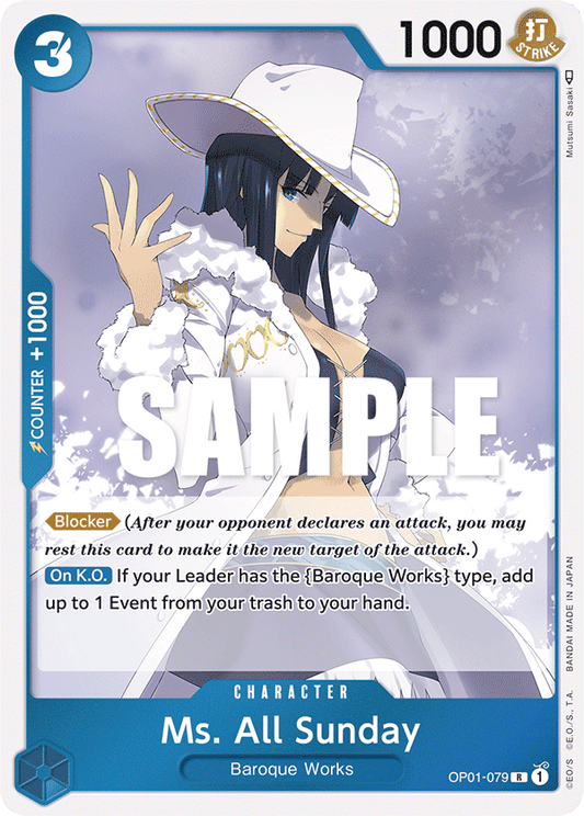 OP01-079 R ENG Ms. All Sunday Rare Character Card