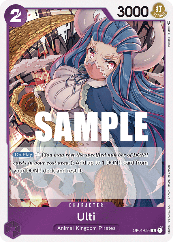 OP01-093 R ENG Ulti Rare Character Card