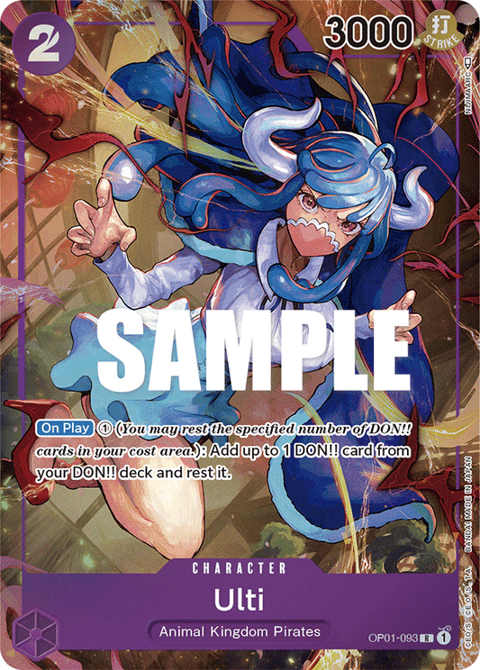 OP01-093 R ENG Ulti Parallèle Carte personnage rare