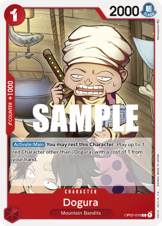 OP02-010 C ENG Dogura Common Character Card
