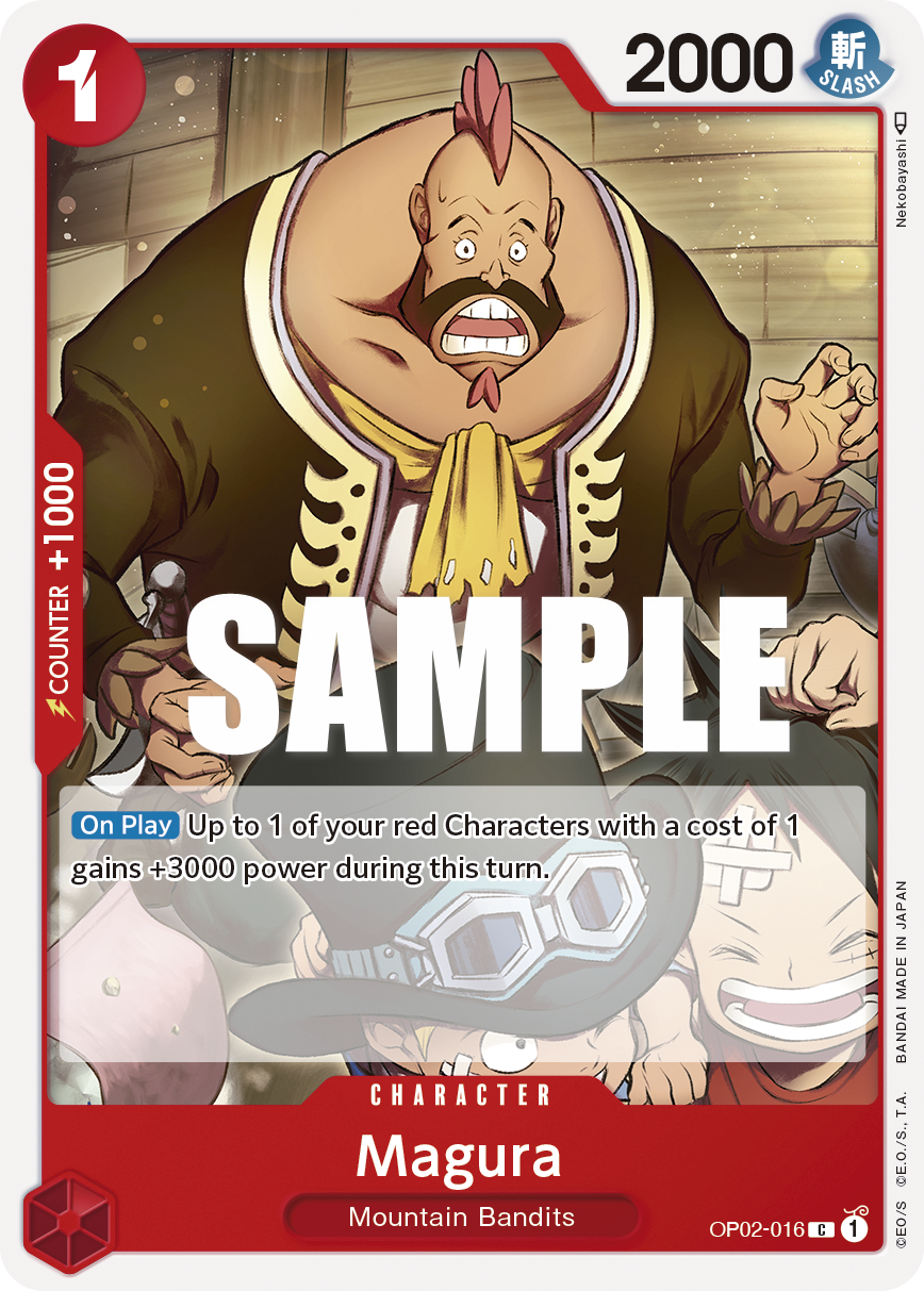 OP02-016 C ENG Magura Common Character Card