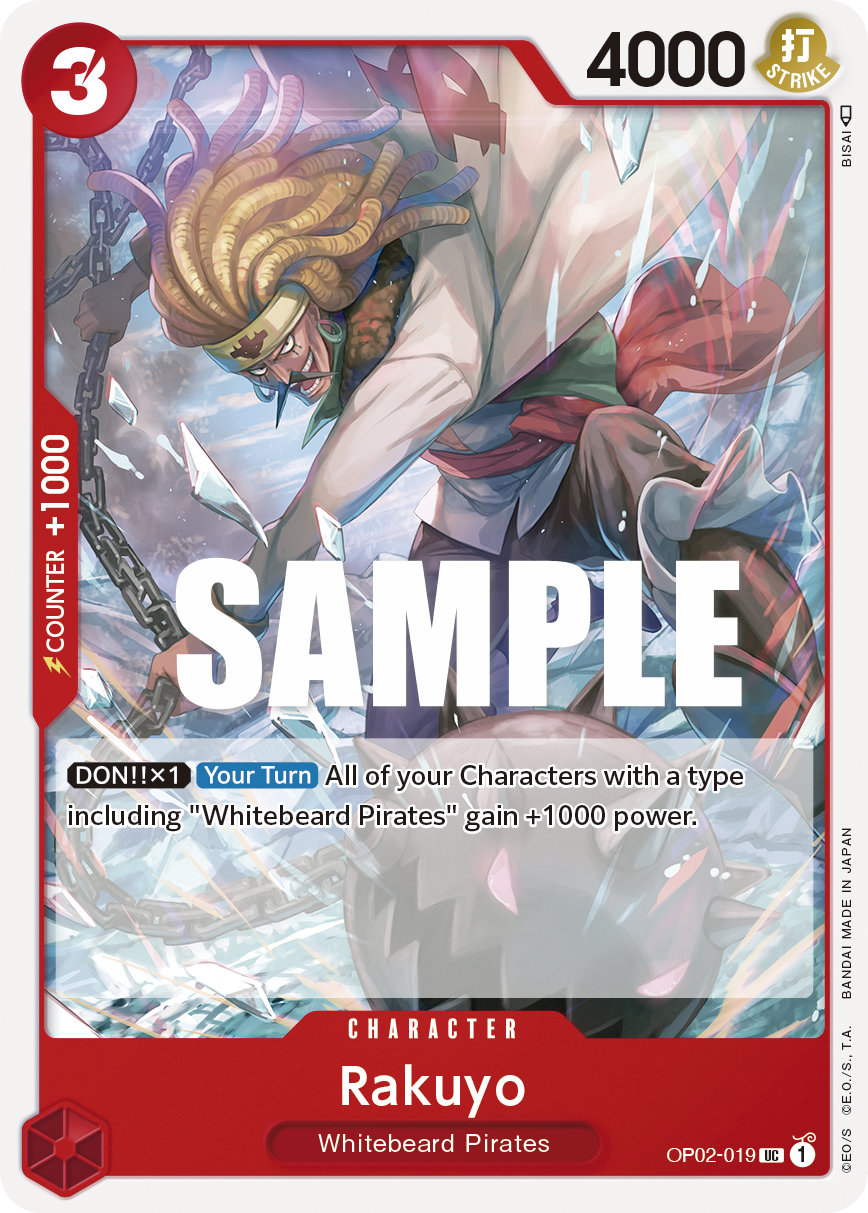 OP02-019 UC ENG Rakuyo Uncommon Character Card