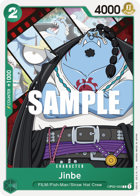 OP02-033 C ENG Jinbe Common Character Card