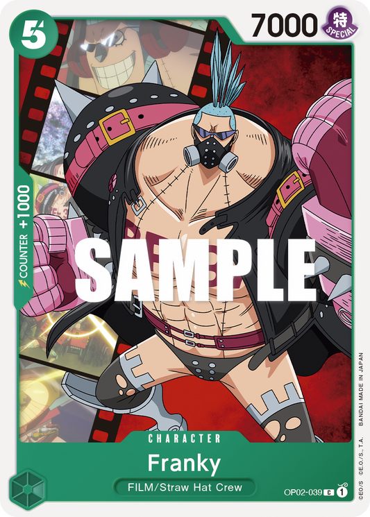 OP02-039 C ENG Franky Common Character Card