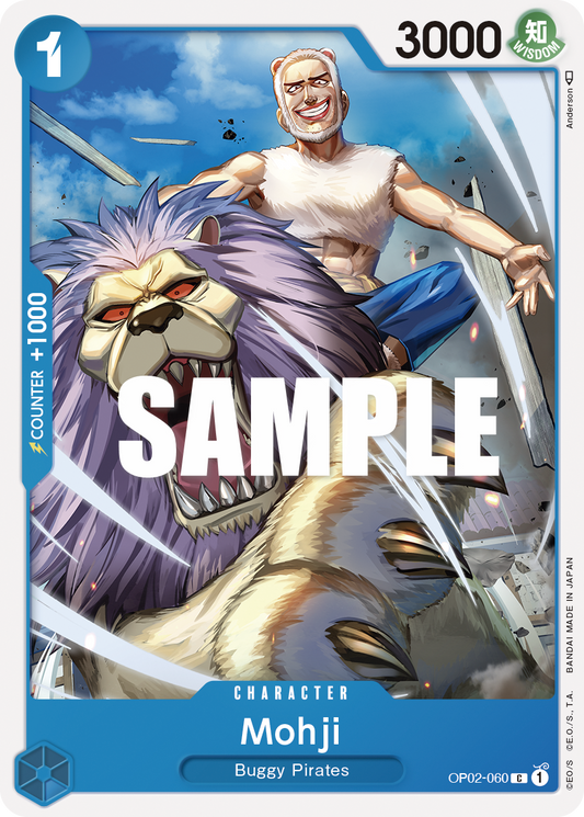 OP02-060 C ENG Mohji Common Character Card