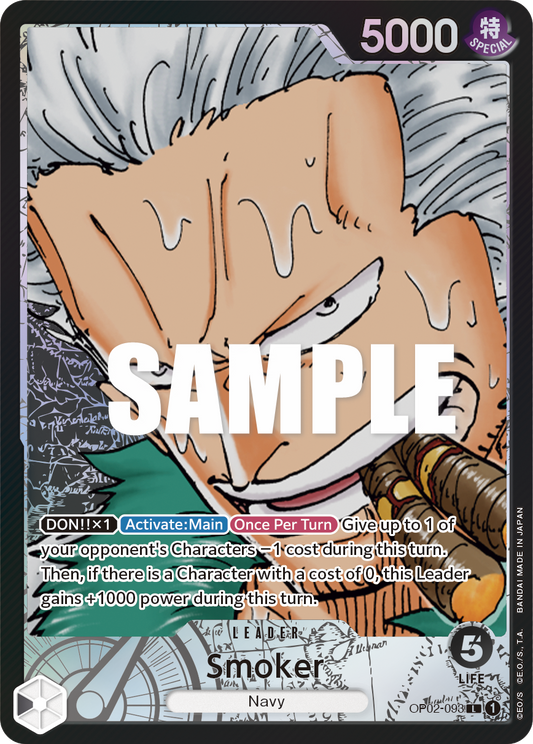 OP02-093 L ENG Smoker Parallel Leader Card