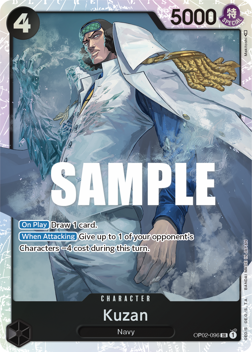 OP02-096 SR ENG Kuzan Super Rare Character Card