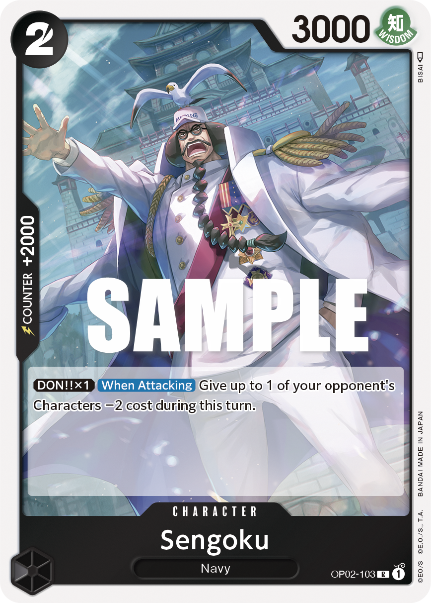 OP02-103 R ENG Sengoku Rare Character Card