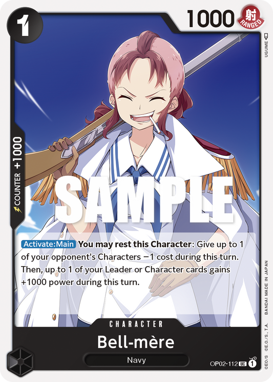 OP02-112 UC ENG Bell-mère Uncommon Character Card