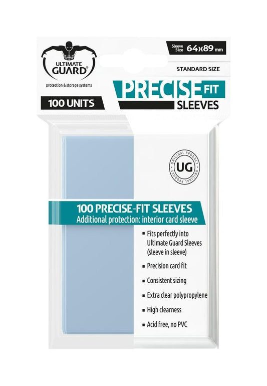 Ultimate Guard 100 Clear Precise-Fit Card Sleeves