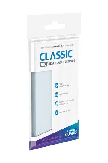Ultimate Guard 100 Classic Clear Resealable Card Sleeves