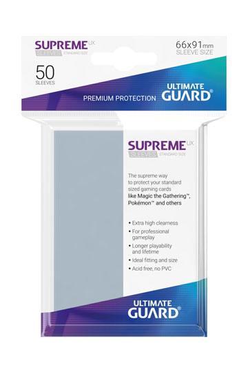 Ultimate Guard 50 Clear Supreme UX Card Sleeves