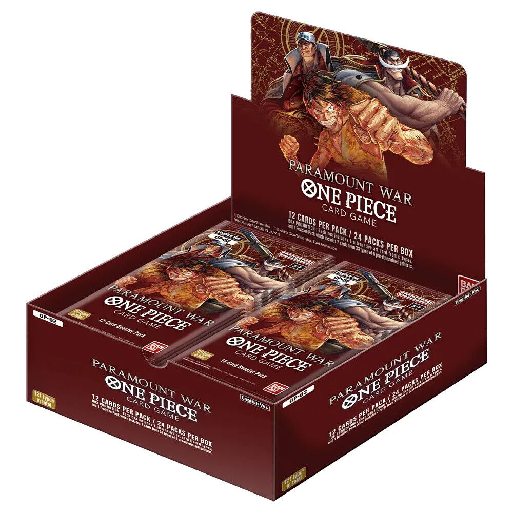 One Piece Card Game — Booster Box Paramount War (OP-02)